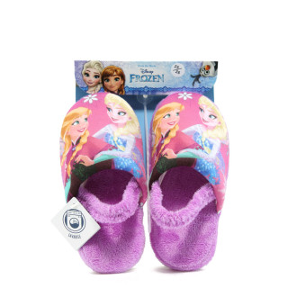 Розови анатомични детски чехли, текстилна материя - равни обувки за целогодишно ползване N 10009067