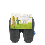 Тъмносини анатомични детски чехли, текстилна материя - равни обувки за целогодишно ползване N 10009068