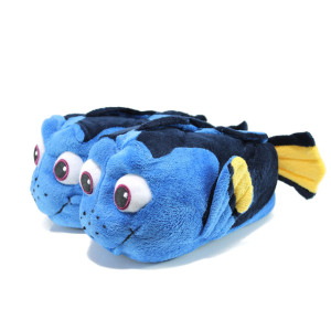 Сини анатомични детски чехли, текстилна материя - всекидневни обувки за целогодишно ползване N 10009606