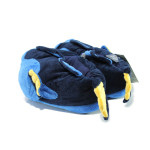 Сини анатомични детски чехли, текстилна материя - всекидневни обувки за целогодишно ползване N 10009606