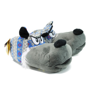 Сиви анатомични мъжки чехли, текстилна материя - всекидневни обувки за целогодишно ползване N 10009607