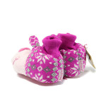 Розови анатомични детски чехли, текстилна материя - всекидневни обувки за целогодишно ползване N 10009610