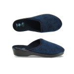 Морско анатомични синьо женски чехли, текстил - всекидневни обувки за целогодишно ползване N 10009428
