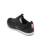 Черни дамски маратонки, текстилна материя - спортни обувки за целогодишно ползване N 10007844