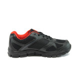 Черни тинейджърски маратонки, текстилна материя - спортни обувки за пролетта и есента N 10008102