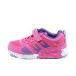 Розови детски маратонки, текстилна материя - спортни обувки за пролетта и лятото N 10008103