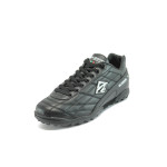 Черни юношески стоножки за футбол, здрава еко-кожа - спортни обувки за целогодишно ползване N 10008482