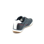 Тъмносини мъжки спортни обувки, здрава еко-кожа - спортни обувки за пролетта и есента N 10008117