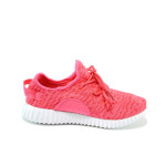 Розови детски маратонки, текстилна материя - спортни обувки за пролетта и лятото N 10008343