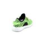 Зелени дамски маратонки, текстилна материя - спортни обувки за пролетта и лятото N 10008348