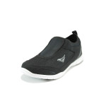 Черни мъжки маратонки, текстилна материя - всекидневни обувки за пролетта и лятото N 10008368