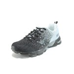 Бели мъжки маратонки, текстилна материя - спортни обувки за пролетта и лятото N 10008384