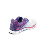 Бели дамски маратонки, текстилна материя - спортни обувки за пролетта и лятото N 10008477