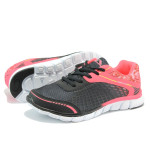 Черни дамски маратонки, текстилна материя - спортни обувки за пролетта и лятото N 10008479