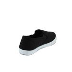 Черни тинейджърски маратонки, текстилна материя - спортни обувки за пролетта и лятото N 10008566