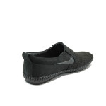 Черни мъжки обувки, естествена кожа - елегантни обувки за пролетта и лятото N 10008580