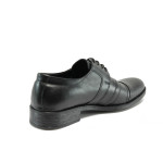 Черни официални мъжки обувки, естествена кожа - всекидневни обувки за есента и зимата N 10009203