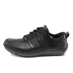 Черни анатомични мъжки обувки, естествена кожа - всекидневни обувки за есента и зимата N 10009275