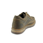 Кафяви мъжки обувки, естествена кожа - всекидневни обувки за есента и зимата N 10009298