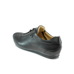 Черни анатомични мъжки обувки, естествена кожа - всекидневни обувки за пролетта и есента N 10009597