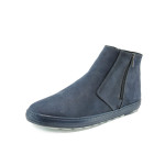 Сини анатомМИ 022 синични мъжки боти, естествена кожа - всекидневни обувки за есента и зимата N 10009619