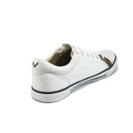 Бели мъжки спортни обувки, текстилна материя - спортни обувки за пролетта и лятото N 10008005
