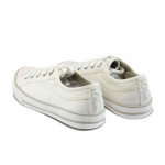 Бели дамски кецове, текстилна материя - всекидневни обувки за пролетта и лятото N 10008188