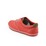 Червени мъжки спортни обувки, текстилна материя - всекидневни обувки за пролетта и лятото N 10008598