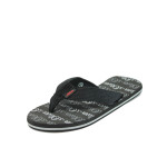 Черни мъжки чехли, текстил - спортни обувки за лятото N 10008699