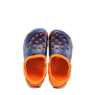Сини джапанки, pvc материя - ежедневни обувки за лятото N 100010423