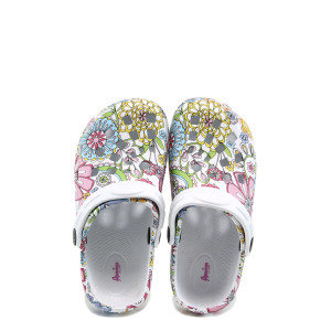 Бели джапанки, pvc материя - ежедневни обувки за лятото N 100010426