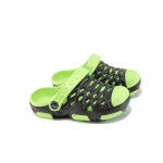 Черни джапанки, pvc материя - ежедневни обувки за лятото N 100010428