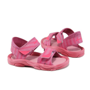 Розови детски сандали, pvc материя - ежедневни обувки за лятото N 100010692