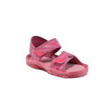 Розови детски сандали, pvc материя - ежедневни обувки за лятото N 100010692