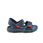 Сини детски сандали, pvc материя - ежедневни обувки за лятото N 100010694