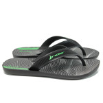 Черни мъжки чехли, pvc материя - ежедневни обувки за лятото N 100010702