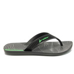 Черни мъжки чехли, pvc материя - ежедневни обувки за лятото N 100010702