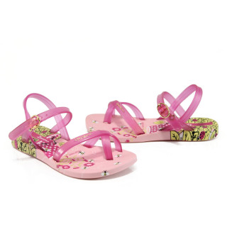 Розови анатомични детски сандали, pvc материя - всекидневни обувки за лятото N 100010712