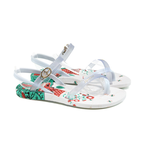 Бели анатомични детски сандали, pvc материя - ежедневни обувки за лятото N 100010758