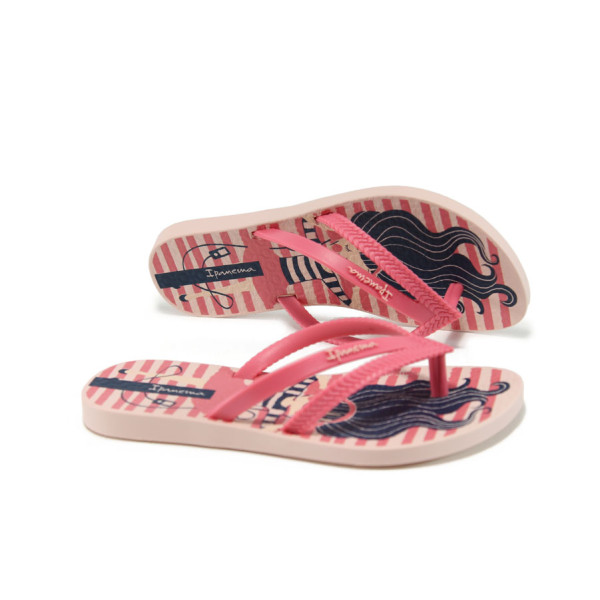 Розови детски чехли, pvc материя - ежедневни обувки за лятото N 100010752