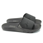 Черни анатомични мъжки чехли, pvc материя - ежедневни обувки за лятото N 100010745
