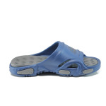 Сини мъжки чехли, pvc материя - всекидневни обувки за лятото N 100010895