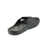 Черни анатомични джапанки, pvc материя - всекидневни обувки за лятото N 100010955
