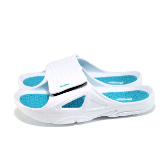 Бели анатомични джапанки, pvc материя - ежедневни обувки за лятото N 100010980