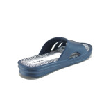 Тъмносини джапанки, pvc материя - ежедневни обувки за лятото N 100010983