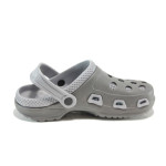 Сиви мъжки чехли, pvc материя - всекидневни обувки за лятото N 100010937