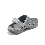 Сиви мъжки чехли, pvc материя - всекидневни обувки за лятото N 100010937