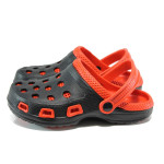 Черни дамски чехли, pvc материя - всекидневни обувки за лятото N 100010934