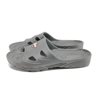 Сиви анатомични джапанки, pvc материя - ежедневни обувки за лятото N 100010988