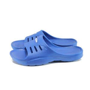Сини анатомични детски чехли, pvc материя - всекидневни обувки за лятото N 100010946